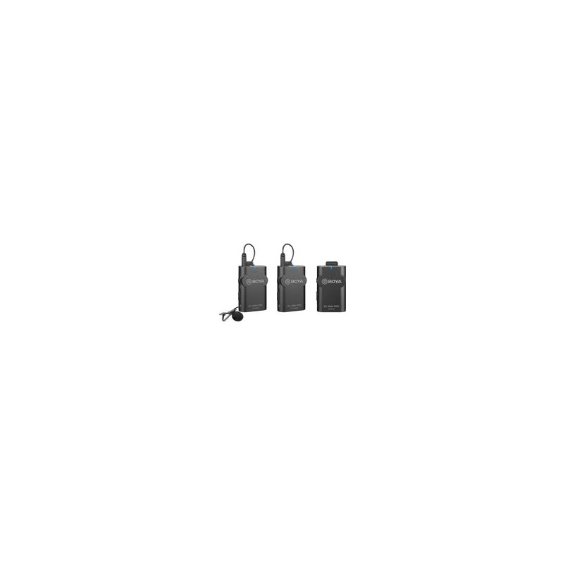 Kit Dual Lavalier Inalámbrico Boya BY-WM4 PRO-K2