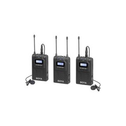 Kit Dual Lavalier Inalámbrico Boya BY-WM8 PRO-K2