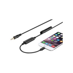 Cable Convertidor Saramonic LC-C35 3.5mm a Lightning para iOS