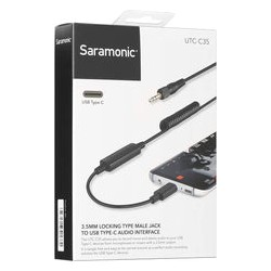 Cable Convertidor Saramonic UTC-C35 3.5mm a USB Tipo-C para Android