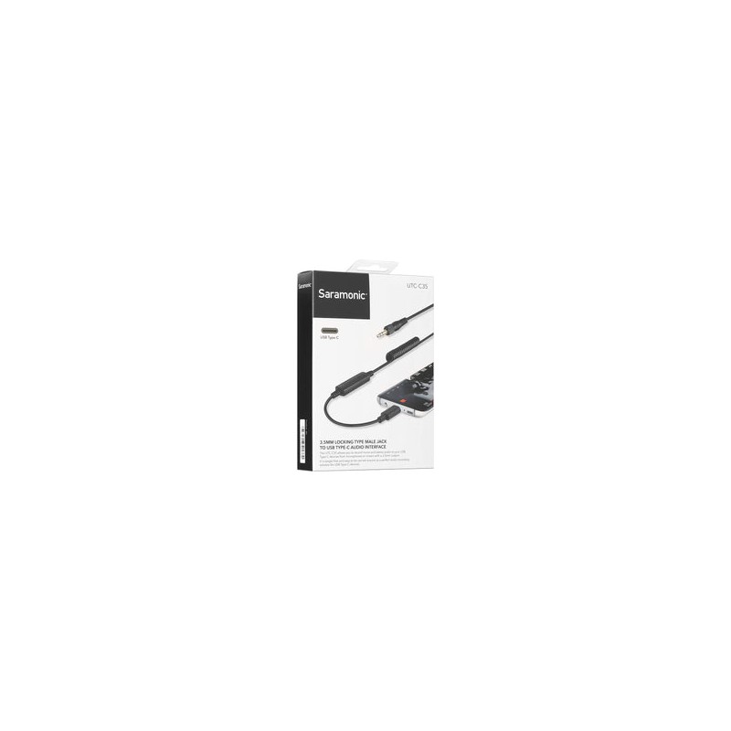Cable Convertidor Saramonic UTC-C35 3.5mm a USB Tipo-C para Android