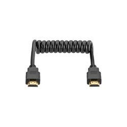 Cable Elvid HDMI a HDMI 4k Espiral de 20 a 45 cms HDMIAA-015-C2