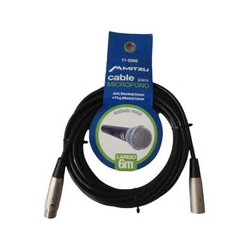 Cable XLR Hembra a Plug Macho Mitzu 6.3m 11-6160