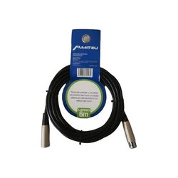 Cable XLR Hembra a Plug Macho Mitzu 6.3m 11-6160