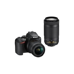 CÁMARA NIKON D3500 CON LENTE 18-55MM Y 70-300 MM VR
