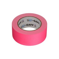 Cinta Gaffer ProGaff Rosa Fluorescente 2" x 25 yd