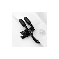 Clip Doble Universal para Lavalier Auray ULC-2MBL
