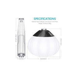 Difusor Neewer Globo Lantern 65 cms Montaje Bowens