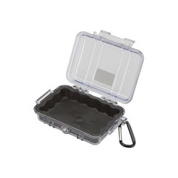 Estuche Pelican 1020 Micro Clear Black