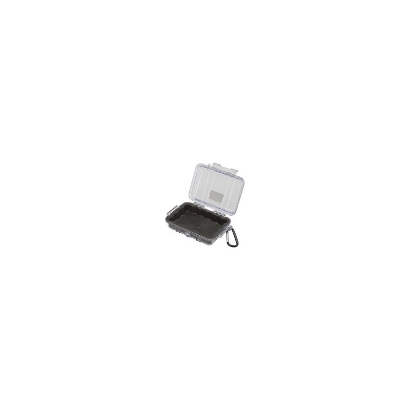 Estuche Pelican 1020 Micro Clear Black
