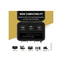 Estuche rígido para micrófonos Liyirui para Wireless Go