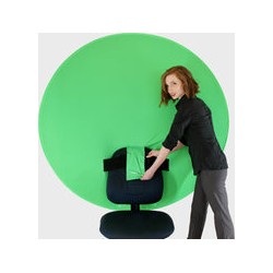 Fondo Redondo Verde Chromagreen Faithwinning para Silla de 142 cms