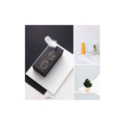 Juego de 4 Rollos de Papel 70x120 cms (Negro, Blanco, Gris, Verde)