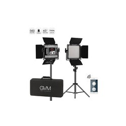 Kit de 2 Lámparas GVM 560AS BICOLOR