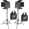 Kit de 2 Lámparas Neewer LED-NL660 LED Bicolor con Pedestales