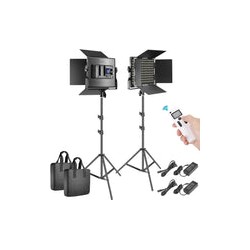 Kit de 2 Lámparas Neewer RED / BLUE, LED-NL660 LED Bicolor con Pedestales