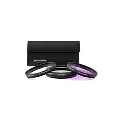 Kit de 3 Filtros Polaroid 62mm (UV, Circular Polarizado y Florescent)
