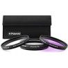 Kit de 3 Filtros Polaroid 62mm (UV, Circular Polarizado y Florescent)