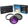 Kit de 3 Filtros Polaroid 62mm (UV, Circular Polarizado y Florescent)
