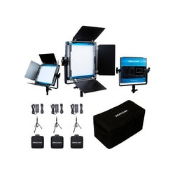 Kit de 3 Lámparas Dracast Bicolor DRX3500BNS