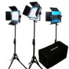Kit de 3 Lámparas Dracast Bicolor DRX3500BNS