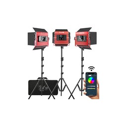 Kit de 3 lámparas GVM 1200D-3L