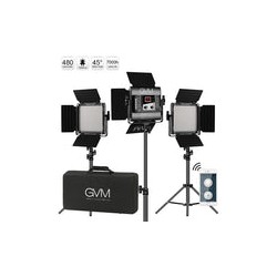 Kit de 3 Lámparas GVM 560AS BICOLOR