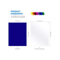 Kit de 8 Filtros de color Neewer para Lámpara Led 660