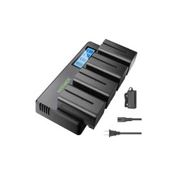 Kit de Cargador Cuadrúple y 4 baterías NP-F770 Neewer