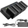 Kit de Cargador Cuadrúple y 4 baterías NP-F970 Neewer