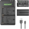 Kit de Cargador Neewer USB  y 2 baterías NP-F550 Neewer
