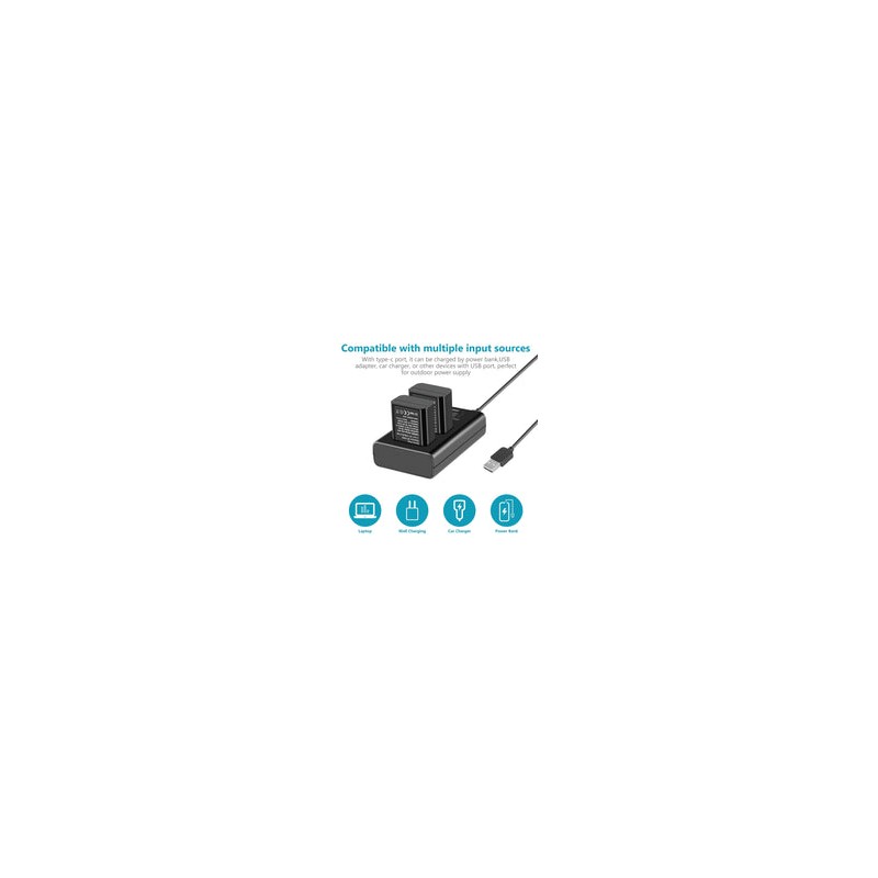 Kit de Cargador Neewer y 2 Baterías NP-FW50