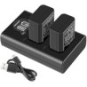 Kit de Cargador Neewer y 2 Baterías NP-FW50