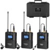 Kit Dual Lavalier inalámbrico Comica CVM-WM200(A)