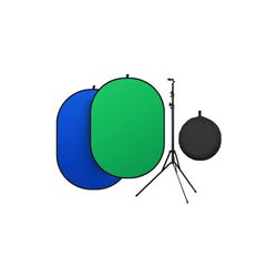 Kit Faithwinning Fondo Chromagreen 2x1.50mts con pedestal