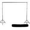 Kit Faithwinning VL-2057 PLUS: 2 Cajas Suavizadoras, 1 Lámpara Pelo, 3 Pedestales, Portafondos, Tela Chroma y Estuche