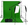 Kit Faithwinning VL-2057 PLUS: 2 Cajas Suavizadoras, 1 Lámpara Pelo, 3 Pedestales, Portafondos, Tela Chroma y Estuche