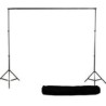 Kit Faithwinning VL-2057 PLUS: 2 Cajas Suavizadoras, 1 Lámpara Pelo, 3 Pedestales, Portafondos, Tela Chroma y Estuche