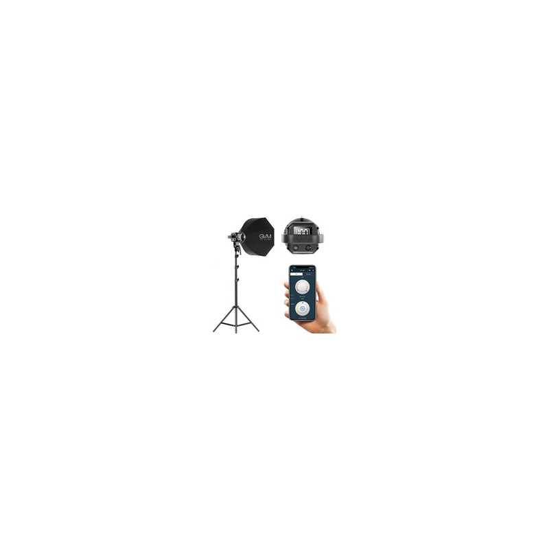 Kit GVM Softbox  LS-P80S con Lámpara Led y Pedestal