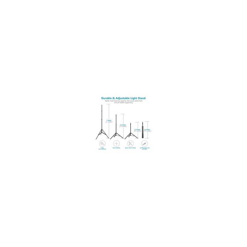 Kit Portafondos Neewer 2.10 x 3 mts con 6 pinzas y 2 bolsas arena