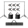 Kit Portafondos Neewer 2.10 x 3 mts con 6 pinzas y 2 bolsas arena