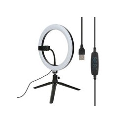 Lámpara Anillo Ouyawi 8" con Mini Tripié, Selfie Stick, Disparador