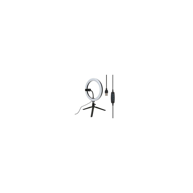 Lámpara Anillo Ouyawi 8" con Mini Tripié, Selfie Stick, Disparador