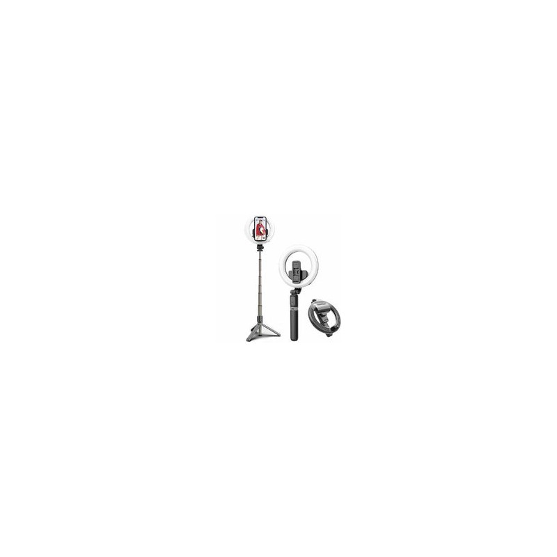 Lámpara de Anillo de 6.5" con Selfie Stick, tripié  y Bluetooth L07