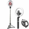 Lámpara de Anillo de 6.5" con Selfie Stick, tripié  y Bluetooth L07