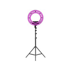 Lámpara de Anillo Doble RGB GVM Ring-18