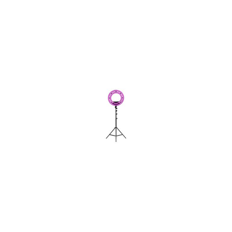 Lámpara de Anillo Doble RGB GVM Ring-18