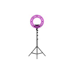 Lámpara de Anillo Doble RGB GVM Ring-18