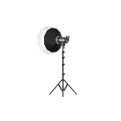 Lámpara Fresnel GVM G100W Bi-Color Led con Softbox Lantern