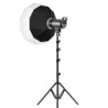 Lámpara Fresnel GVM G100W Bi-Color Led con Softbox Lantern